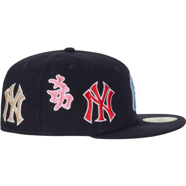Supreme New York Yankees Kanji New Era Fitted Hat (Navy) Discount